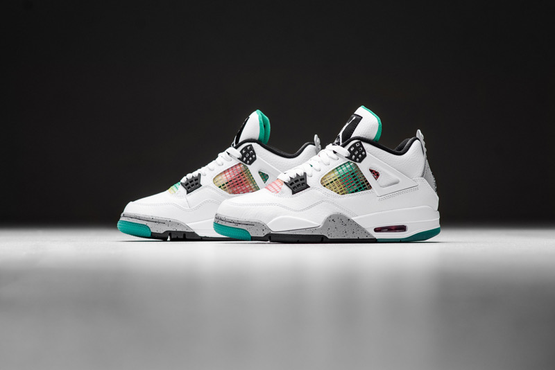 Air Jordan 4 WMNS Rasta Shoes - Click Image to Close